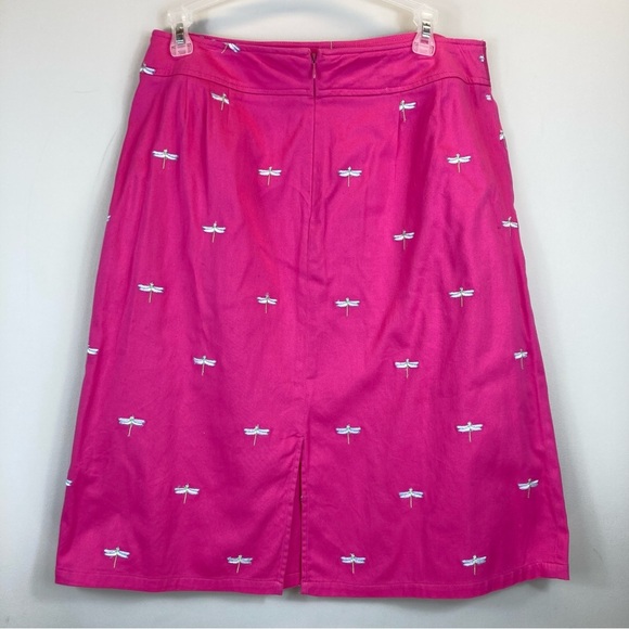 Pendleton Dragonfly Embroidered Skirt Size 10 - Picture 10 of 11
